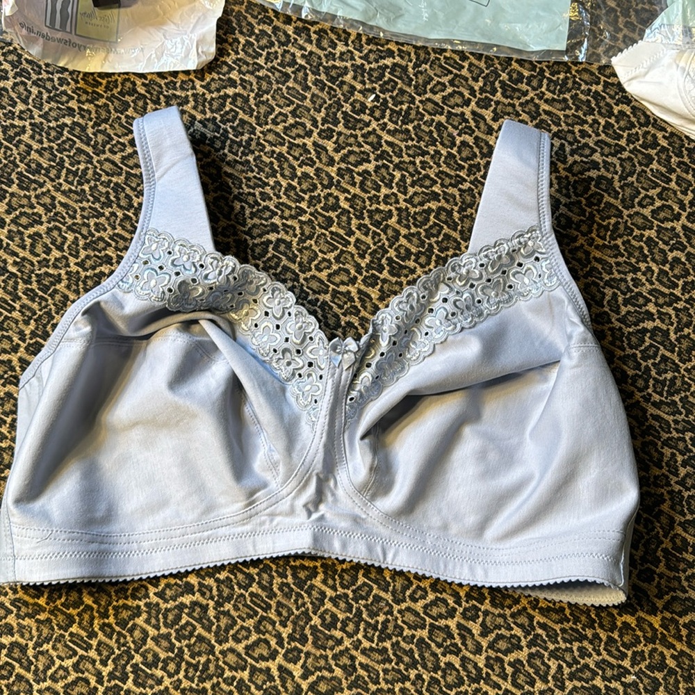 Miss Mary of Sweden Bra Dusty Blue 46E Style # 2371